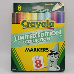 Crayola Limited Edition Broad Line 8 Colors Marker Set - Retired Collection